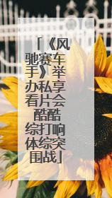 《风驰赛车手》举办私享看片会 酷酷综打响体综突围战