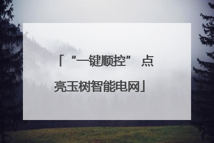 “一键顺控” 点亮玉树智能电网