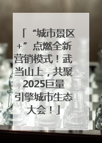 “城市景区+”点燃全新营销模式！武当山上，共聚2025巨量引擎城市生态大会！