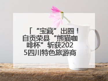 “宝藏”出圈！自贡荣县“熊猫咖啡杯”斩获2025四川特色旅游商品大赛铜奖