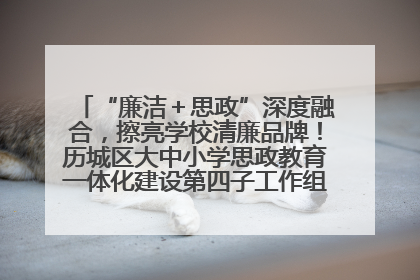 “廉洁＋思政”深度融合，擦亮学校清廉品牌！历城区大中小学思政教育一体化建设第四子工作组举行共建活动