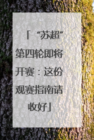 “苏超”第四轮即将开赛：这份观赛指南请收好