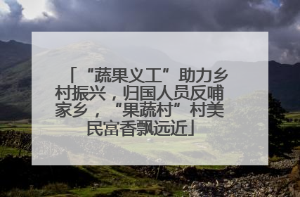 “蔬果义工”助力乡村振兴，归国人员反哺家乡，“果蔬村”村美民富香飘远近