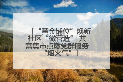 “黄金铺位”焕新社区“微营造” 共富集市点燃党群服务“烟火气”