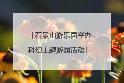 石景山游乐园举办科幻主题游园活动