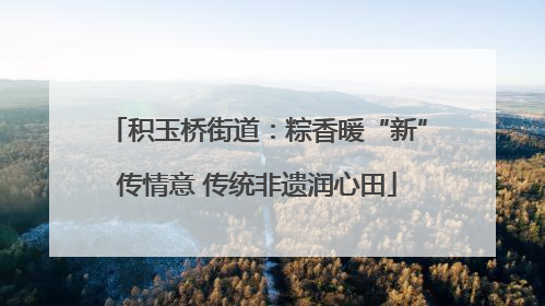 积玉桥街道：粽香暖“新”传情意 传统非遗润心田