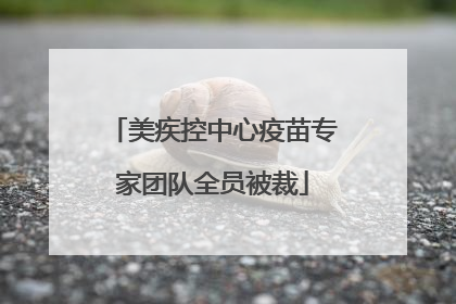 美疾控中心疫苗专家团队全员被裁