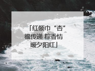 红领巾“杏”福传递 粽香情暖夕阳红
