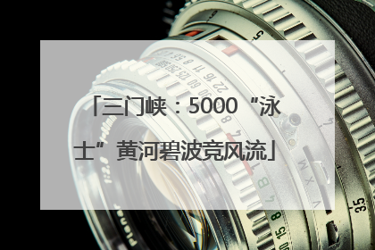 三门峡：5000“泳士”黄河碧波竞风流