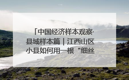 中国经济样本观察·县域样本篇｜江西山区小县如何用一根“细丝”拉出百亿级产业？