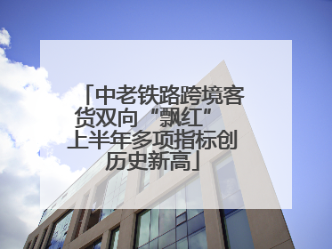 中老铁路跨境客货双向“飘红” 上半年多项指标创历史新高