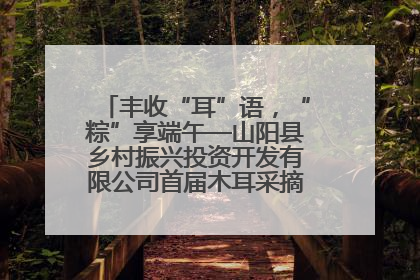 丰收“耳”语，“粽”享端午—山阳县乡村振兴投资开发有限公司首届木耳采摘活动盛大启幕
