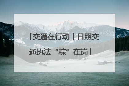 交通在行动丨日照交通执法“粽”在岗