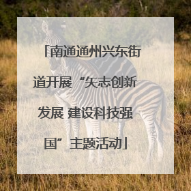 南通通州兴东街道开展“矢志创新发展 建设科技强国”主题活动