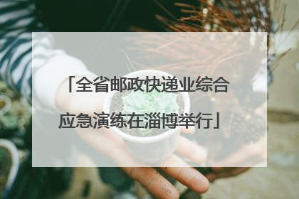 全省邮政快递业综合应急演练在淄博举行