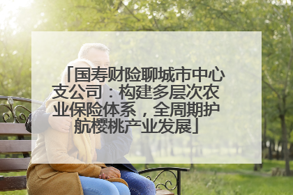 国寿财险聊城市中心支公司：构建多层次农业保险体系，全周期护航樱桃产业发展