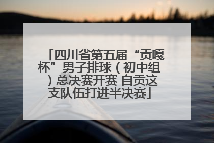 四川省第五届“贡嘎杯”男子排球（初中组）总决赛开赛 自贡这支队伍打进半决赛