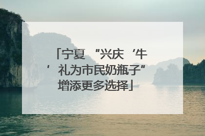 宁夏 “兴庆‘牛’礼为市民奶瓶子”增添更多选择