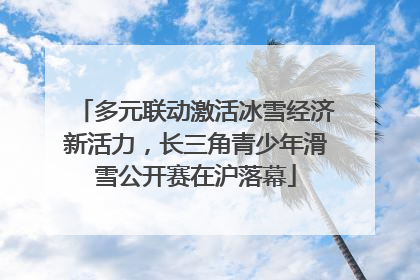 多元联动激活冰雪经济新活力，长三角青少年滑雪公开赛在沪落幕