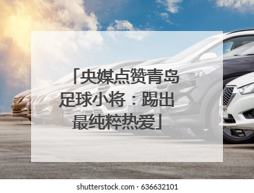 央媒点赞青岛足球小将：踢出最纯粹热爱