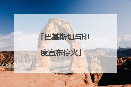 巴基斯坦与印度宣布停火