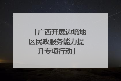 广西开展边境地区民政服务能力提升专项行动