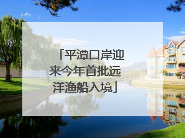 平潭口岸迎来今年首批远洋渔船入境