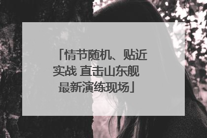 情节随机、贴近实战 直击山东舰最新演练现场