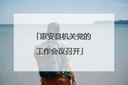 惠安县机关党的工作会议召开