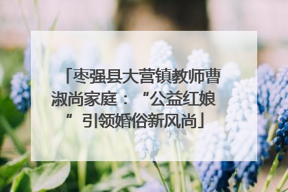 枣强县大营镇教师曹淑尚家庭：“公益红娘”引领婚俗新风尚