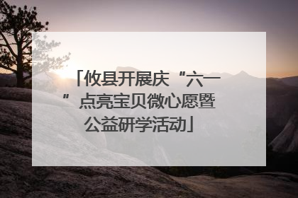 攸县开展庆“六一”点亮宝贝微心愿暨公益研学活动