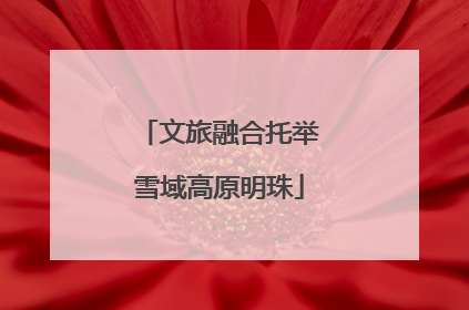 文旅融合托举雪域高原明珠