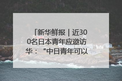 新华鲜报｜近300名日本青年应邀访华：“中日青年可以创造更好的未来”