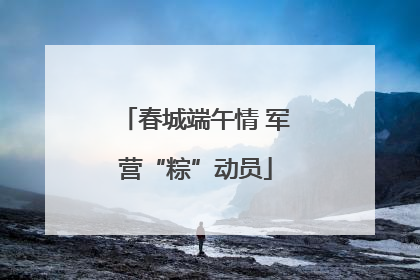 春城端午情 军营“粽”动员