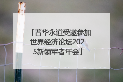 普华永道受邀参加世界经济论坛2025新领军者年会