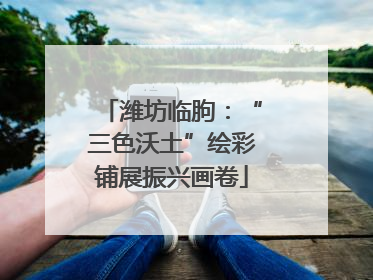 潍坊临朐：“三色沃土”绘彩铺展振兴画卷