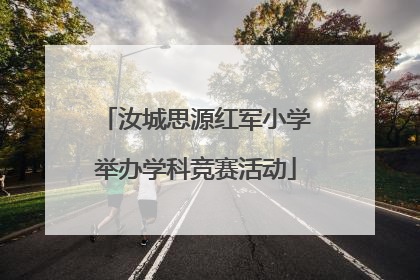 汝城思源红军小学举办学科竞赛活动