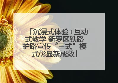 沉浸式体验+互动式教学 新罗区铁路护路宣传“三式”模式彰显新成效