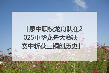 泉中职校龙舟队在2025中华龙舟大赛决赛中斩获三铜创历史