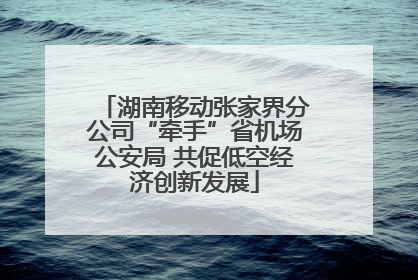 湖南移动张家界分公司“牵手”省机场公安局 共促低空经济创新发展