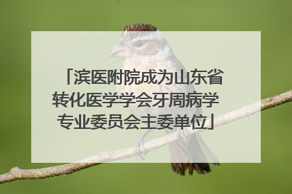 滨医附院成为山东省转化医学学会牙周病学专业委员会主委单位