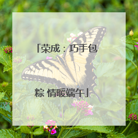 荣成：巧手包粽 情暖端午