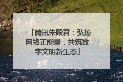 腾讯朱殿君：弘扬网络正能量，共筑数字文明新生态