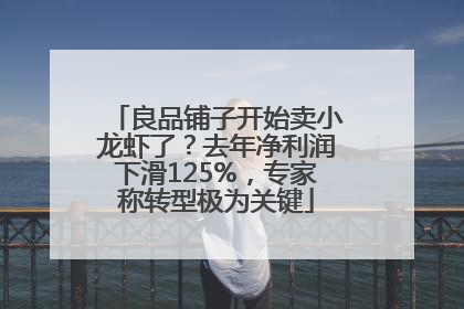 良品铺子开始卖小龙虾了？去年净利润下滑125%，专家称转型极为关键