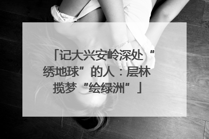 记大兴安岭深处“绣地球”的人：层林揽梦“绘绿洲”