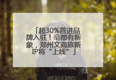 超30%首进品牌入驻！亳都有新象，郑州文商旅新IP将“上线”