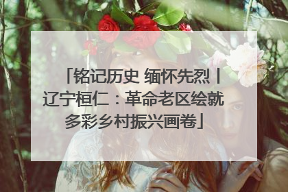 铭记历史 缅怀先烈丨辽宁桓仁：革命老区绘就多彩乡村振兴画卷