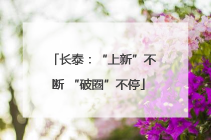 长泰：“上新”不断 “破圈”不停