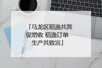 马龙区稻渔共舞促增收 稻渔订单生产共致富