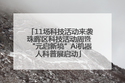 11场科技活动来袭 珠晖区科技活动周暨“元启新境”Ai机器人科普展启动